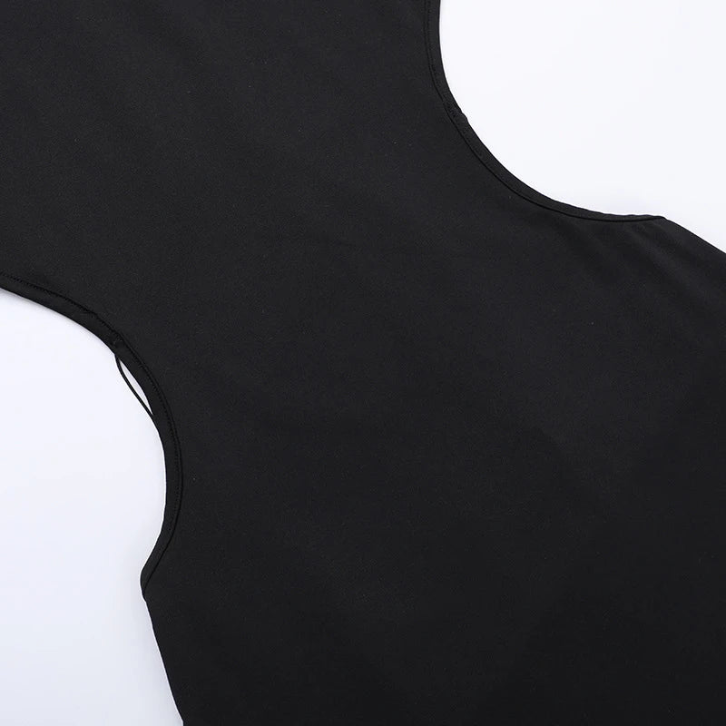 Backless Black Halter Dress – Sexy Sleeveless Maxi for Summer & Party Nights
