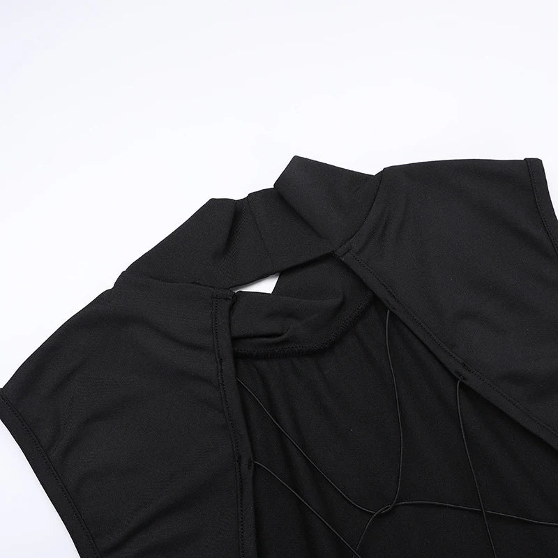 Backless Black Halter Dress – Sexy Sleeveless Maxi for Summer & Party Nights