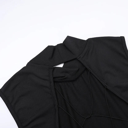 Backless Black Halter Dress – Sexy Sleeveless Maxi for Summer & Party Nights